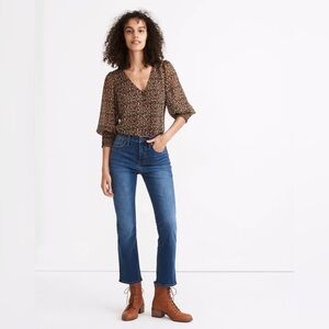 Madewell Cali Demi-Boot Jeans in Lockwood Wash
